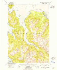 Mount Fairweather A-1 Alaska Historical topographic map, 1:63360 scale, 15 X 15 Minute, Year 1954