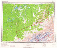 Mount McKinley Alaska Historical topographic map, 1:250000 scale, 1 X 3 Degree, Year 1958