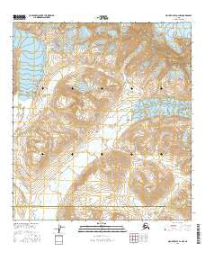 Mount Hayes A-2 NW Alaska Current topographic map, 1:25000 scale, 7.5 X 7.5 Minute, Year 2016
