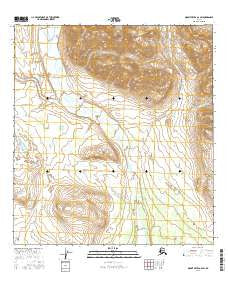 Mount Hayes A-2 SW Alaska Current topographic map, 1:25000 scale, 7.5 X 7.5 Minute, Year 2016
