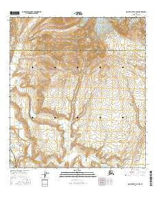 Mount Hayes A-3 NW Alaska Current topographic map, 1:25000 scale, 7.5 X 7.5 Minute, Year 2016