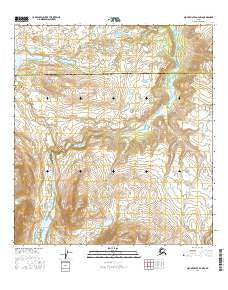 Mount Hayes A-4 NW Alaska Current topographic map, 1:25000 scale, 7.5 X 7.5 Minute, Year 2016