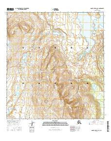 Mount Hayes A-4 SE Alaska Current topographic map, 1:25000 scale, 7.5 X 7.5 Minute, Year 2016