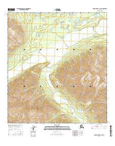 Mount Hayes B-1 NE Alaska Current topographic map, 1:25000 scale, 7.5 X 7.5 Minute, Year 2016