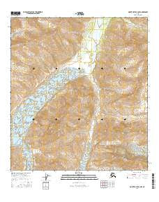 Mount Hayes B-2 NW Alaska Current topographic map, 1:25000 scale, 7.5 X 7.5 Minute, Year 2016
