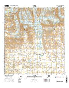 Mount Hayes B-5 SW Alaska Current topographic map, 1:25000 scale, 7.5 X 7.5 Minute, Year 2016