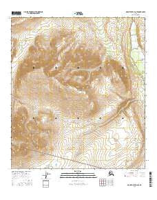 Mount Hayes D-6 SE Alaska Current topographic map, 1:25000 scale, 7.5 X 7.5 Minute, Year 2016