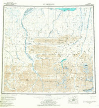 Mt. Michelson Alaska Historical topographic map, 1:250000 scale, 1 X 3 Degree, Year 1956