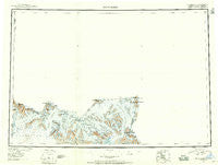 Mt Saint Elias Alaska Historical topographic map, 1:250000 scale, 1 X 3 Degree, Year 1951