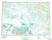 Mt Saint Elias Alaska Historical topographic map, 1:250000 scale, 1 X 3 Degree, Year 1959