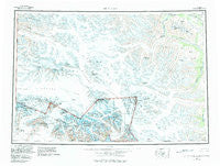 Mt Saint Elias Alaska Historical topographic map, 1:250000 scale, 1 X 3 Degree, Year 1959
