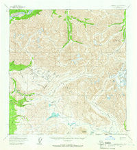 Nabesna A-2 Alaska Historical topographic map, 1:63360 scale, 15 X 15 Minute, Year 1960