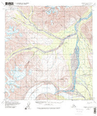 Nabesna A-3 Alaska Historical topographic map, 1:63360 scale, 15 X 15 Minute, Year 1960