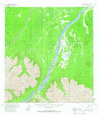 Nabesna B-2 Alaska Historical topographic map, 1:63360 scale, 15 X 15 Minute, Year 1960