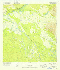 Nabesna C-6 Alaska Historical topographic map, 1:63360 scale, 15 X 15 Minute, Year 1952