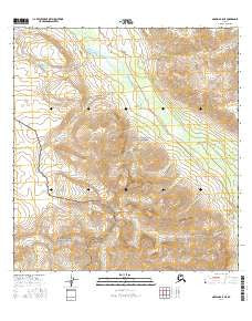 Nabesna B-5 NE Alaska Current topographic map, 1:25000 scale, 7.5 X 7.5 Minute, Year 2016