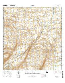 Nabesna B-6 NW Alaska Current topographic map, 1:25000 scale, 7.5 X 7.5 Minute, Year 2016
