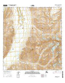Nabesna B-6 SE Alaska Current topographic map, 1:25000 scale, 7.5 X 7.5 Minute, Year 2016