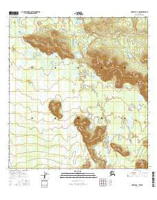 Nabesna C-1 NW Alaska Current topographic map, 1:25000 scale, 7.5 X 7.5 Minute, Year 2016