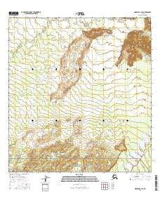 Nabesna C-2 SE Alaska Current topographic map, 1:25000 scale, 7.5 X 7.5 Minute, Year 2016