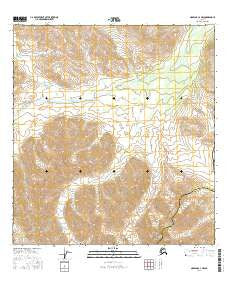 Nabesna C-4 NW Alaska Current topographic map, 1:25000 scale, 7.5 X 7.5 Minute, Year 2016
