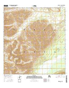 Nabesna C-4 SE Alaska Current topographic map, 1:25000 scale, 7.5 X 7.5 Minute, Year 2016