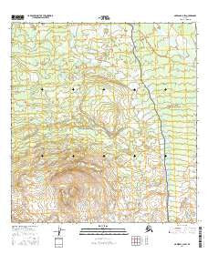 Nabesna C-6 SW Alaska Current topographic map, 1:25000 scale, 7.5 X 7.5 Minute, Year 2016