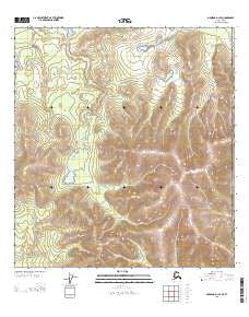Nabesna D-1 SE Alaska Current topographic map, 1:25000 scale, 7.5 X 7.5 Minute, Year 2013