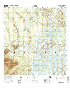 Nabesna D-2 SW Alaska Current topographic map, 1:25000 scale, 7.5 X 7.5 Minute, Year 2016