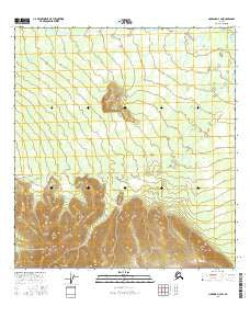 Nabesna D-3 SW Alaska Current topographic map, 1:25000 scale, 7.5 X 7.5 Minute, Year 2016