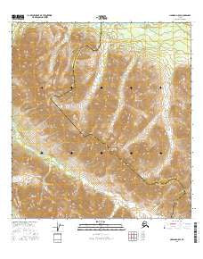 Nabesna D-5 SE Alaska Current topographic map, 1:25000 scale, 7.5 X 7.5 Minute, Year 2016