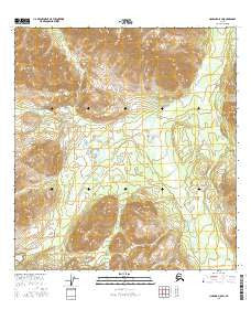 Nabesna D-5 SW Alaska Current topographic map, 1:25000 scale, 7.5 X 7.5 Minute, Year 2016