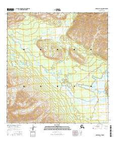 Nabesna D-6 NW Alaska Current topographic map, 1:25000 scale, 7.5 X 7.5 Minute, Year 2016