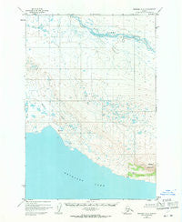 Naknek A-2 Alaska Historical topographic map, 1:63360 scale, 15 X 15 Minute, Year 1951