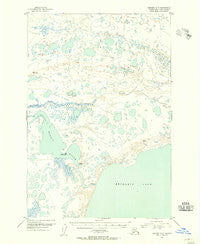 Naknek A-3 Alaska Historical topographic map, 1:63360 scale, 15 X 15 Minute, Year 1951
