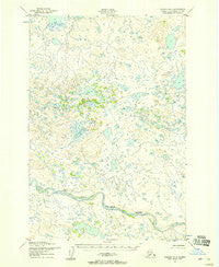 Naknek B-3 Alaska Historical topographic map, 1:63360 scale, 15 X 15 Minute, Year 1952
