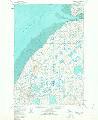 Naknek C-4 Alaska Historical topographic map, 1:63360 scale, 15 X 15 Minute, Year 1952