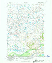 Naknek D-2 Alaska Historical topographic map, 1:63360 scale, 15 X 15 Minute, Year 1952