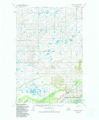 Naknek D-2 Alaska Historical topographic map, 1:63360 scale, 15 X 15 Minute, Year 1952