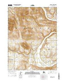 Noatak A-2 NE Alaska Current topographic map, 1:25000 scale, 7.5 X 7.5 Minute, Year 2015