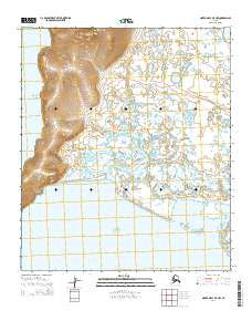 Norton Bay B-5 NW Alaska Current topographic map, 1:25000 scale, 7.5 X 7.5 Minute, Year 2014