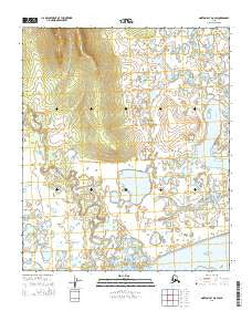 Norton Bay D-6 SW Alaska Current topographic map, 1:25000 scale, 7.5 X 7.5 Minute, Year 2014