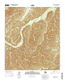 Nulato A-6 NW Alaska Current topographic map, 1:25000 scale, 7.5 X 7.5 Minute, Year 2014