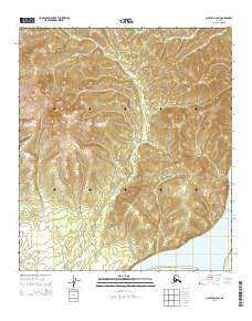 Nulato A-6 SW Alaska Current topographic map, 1:25000 scale, 7.5 X 7.5 Minute, Year 2014