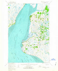 Nushagak Bay D-2 Alaska Historical topographic map, 1:63360 scale, 15 X 15 Minute, Year 1952