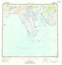 Nushagak Bay Alaska Historical topographic map, 1:250000 scale, 1 X 2 Degree, Year 1951