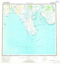 Nushagak Bay Alaska Historical topographic map, 1:250000 scale, 1 X 2 Degree, Year 1951