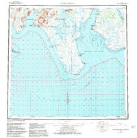 Nushagak Bay Alaska Historical topographic map, 1:250000 scale, 1 X 2 Degree, Year 1951