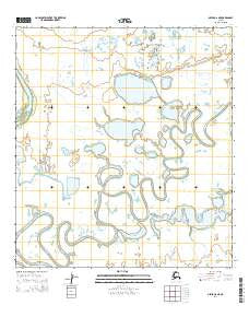 Ophir A-6 NE Alaska Current topographic map, 1:25000 scale, 7.5 X 7.5 Minute, Year 2014