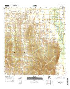 Ophir B-3 NW Alaska Current topographic map, 1:25000 scale, 7.5 X 7.5 Minute, Year 2015